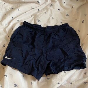 Nike Men’s Dark Navy Athletic Running Shorts. Can be used as unisex too.